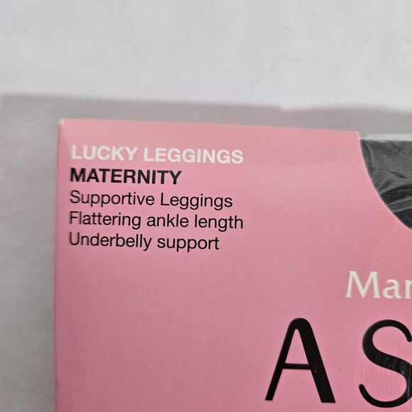 Love Your Assets Marvelous Mama Lucky Leggings Maternity Size 1 Slate - Picture 4 of 6